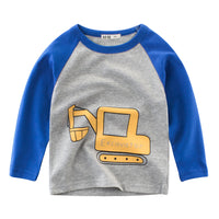 Load image into Gallery viewer, Baby Kid Boys Car Cartoon Print Tops Wholesale 22041104
