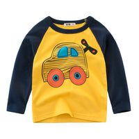 Load image into Gallery viewer, Baby Kid Boys Car Cartoon Print Tops Wholesale 22041104
