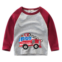 Load image into Gallery viewer, Baby Kid Boys Car Cartoon Print Tops Wholesale 22041104
