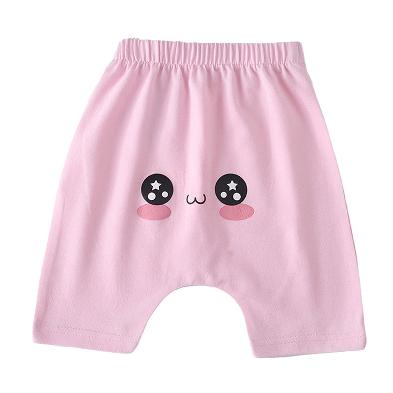 Baby Kid Unisex Animals Cartoon Expression Print Shorts Wholesale 220411115