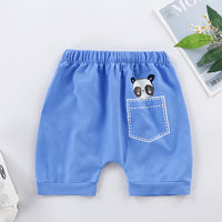 Load image into Gallery viewer, Baby Kid Unisex Animals Cartoon Expression Print Shorts Wholesale 220411115
