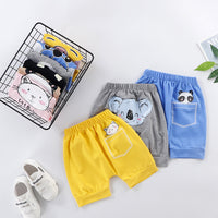Load image into Gallery viewer, Baby Kid Unisex Animals Cartoon Expression Print Shorts Wholesale 220411115
