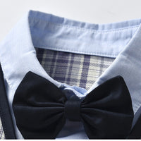 Load image into Gallery viewer, Baby Boys Checked Jumpsuits Wholesale 220411120
