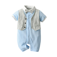 Load image into Gallery viewer, Baby Boys Color-blocking Jumpsuits Wholesale 220411122
