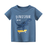 Load image into Gallery viewer, Baby Kid Boys Letters Dinosaur Print T-Shirts Wholesale 220411138

