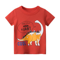 Load image into Gallery viewer, Baby Kid Boys Letters Dinosaur Print T-Shirts Wholesale 220411138
