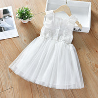 Load image into Gallery viewer, Baby Kid Big Kid Girls Solid Color Lace Dresses Wholesale 220411146
