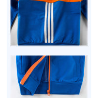 Load image into Gallery viewer, 2 Pieces Set Kid Big Kid Boys Striped Jackets Outwears And Pants Wholesale 22041118
