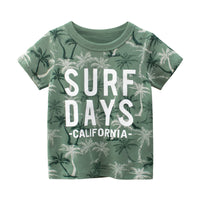 Load image into Gallery viewer, Baby Kid Boys Letters Tropical print T-Shirts Wholesale 220411206
