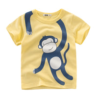 Load image into Gallery viewer, Baby Kid Boys Animals Cartoon Print T-Shirts Wholesale 22041122
