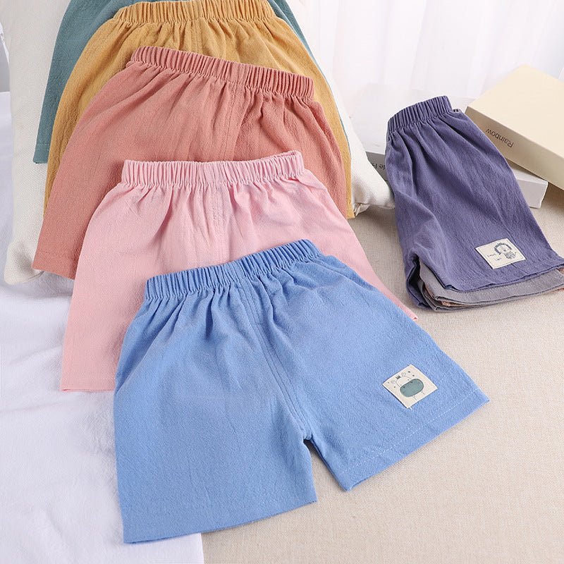 Baby Kid Unisex Solid Color Shorts Wholesale 220411235