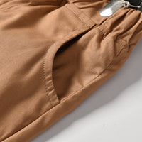 Load image into Gallery viewer, 2 Pieces Set Baby Kid Boys Flower Cartoon Bow Print Shirts And Solid Color Shorts Suits Wholesale 220411238
