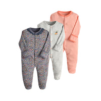 Load image into Gallery viewer, Baby Unisex Striped Flower Fruit Dinosaur Cartoon Print Jumpsuits Wholesale 220411251
