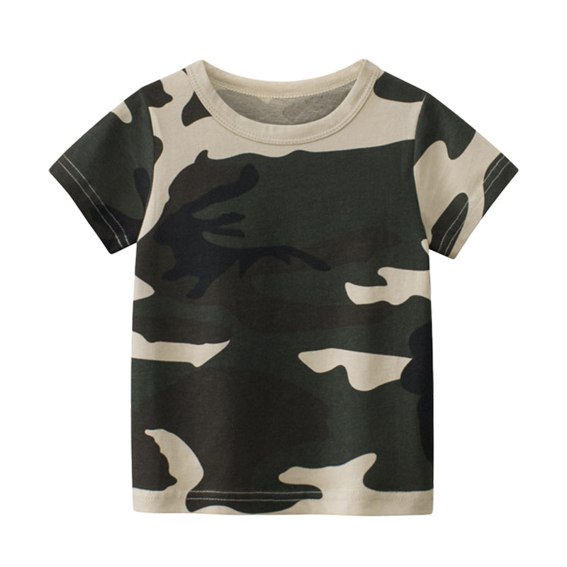 Baby Kid Boys Camo T-Shirts Wholesale 220411305