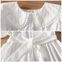 Load image into Gallery viewer, Baby Kid Big Kid Girls Solid Color Lace Dresses Wholesale 220411309
