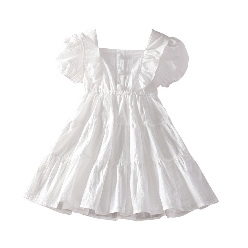 Baby Kid Big Kid Girls Solid Color Dresses Wholesale 220411314