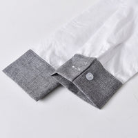 Load image into Gallery viewer, 2 Pieces Set Baby Kid Boys Birthday Party Color-blocking Bow Shirts And Solid Color Jumpsuits Wholesale 220411324
