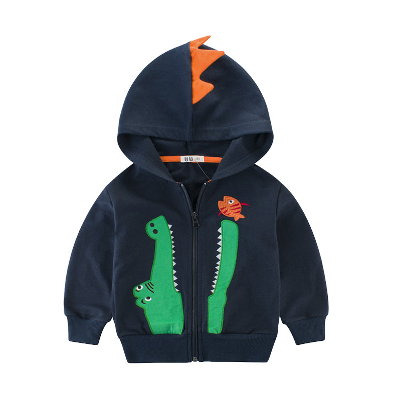 Kid Unisex Dinosaur Jackets Outwears Wholesale 22041133