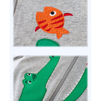 Load image into Gallery viewer, Kid Unisex Dinosaur Jackets Outwears Wholesale 22041133
