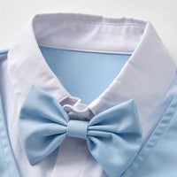 Load image into Gallery viewer, 3 Pieces Set Baby Kid Boys Dressy Solid Color Shirts Vests Waistcoats And Pants Wholesale 220411349
