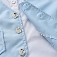Load image into Gallery viewer, 3 Pieces Set Baby Kid Boys Dressy Solid Color Shirts Vests Waistcoats And Pants Wholesale 220411349
