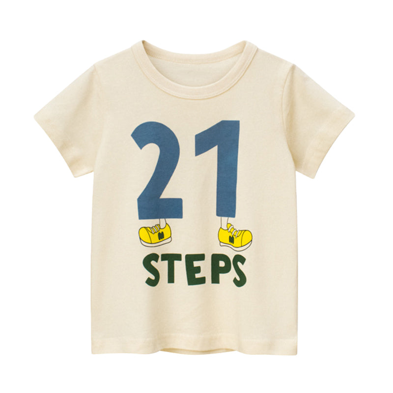 Baby Kid Unisex Letters Cartoon T-Shirts Wholesale 220411356