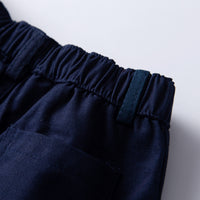 Load image into Gallery viewer, 2 Pieces Set Baby Boys Bow Embroidered Rompers And Solid Color Shorts Wholesale 22041146
