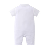 Load image into Gallery viewer, Baby Boys Solid Color Bow Jumpsuits Wholesale 220411480
