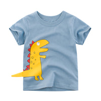 Load image into Gallery viewer, Baby Kid Boys Dinosaur Cartoon Print T-Shirts Wholesale 22041152
