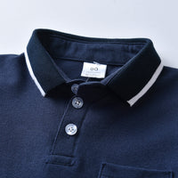 Load image into Gallery viewer, 2 Pieces Set Baby Kid Boys Solid Color Polo Shirts And Shorts Wholesale 22041163
