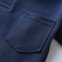 Load image into Gallery viewer, 2 Pieces Set Baby Kid Boys Solid Color Polo Shirts And Shorts Wholesale 22041163
