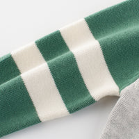 Load image into Gallery viewer, Baby Kid Boys Striped Color-blocking Crochet Cardigan Wholesale 22041181
