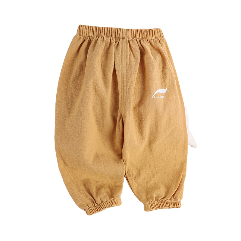 Baby Kid Unisex Solid Color Letters Pants Wholesale 893511976