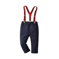 Load image into Gallery viewer, Baby Kid Boys Solid Color Checked Pants Wholesale 22041187

