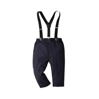 Load image into Gallery viewer, Baby Kid Boys Solid Color Checked Pants Wholesale 22041187
