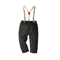 Load image into Gallery viewer, Baby Kid Boys Solid Color Checked Pants Wholesale 22041187
