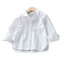 Load image into Gallery viewer, Baby Kid Girls Solid Color Blouses Wholesale 22041189
