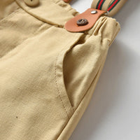 Load image into Gallery viewer, 2 Pieces Set Baby Kid Boys Checked Bow Shirts And Shorts Wholesale 22041194
