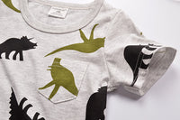 Load image into Gallery viewer, Baby Kid Boys Dinosaur Print T-Shirts Wholesale 22041205
