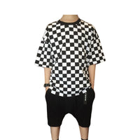 Load image into Gallery viewer, Kid Boys Color-blocking Checked T-Shirts Wholesale 220412114
