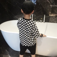 Load image into Gallery viewer, Kid Boys Color-blocking Checked T-Shirts Wholesale 220412114
