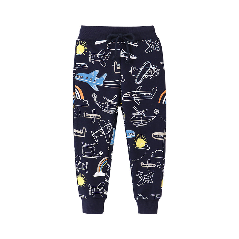 Baby Kid Boys Cartoon Print Sports Pants Wholesale 220412117