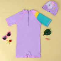 Load image into Gallery viewer, Kid Girls Star Unicorn Print Beach Jumpsuits Swimwears Wholesale 220412131
