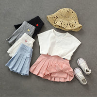 Load image into Gallery viewer, Baby Kid Big Kid Girls Love heart Embroidered Skirts Wholesale 220412137
