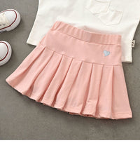 Load image into Gallery viewer, Baby Kid Big Kid Girls Love heart Embroidered Skirts Wholesale 220412137
