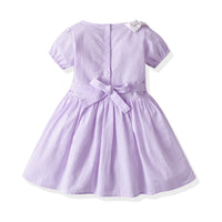 Load image into Gallery viewer, Baby Kid Girls Striped Bow Dresses Wholesale 220412148
