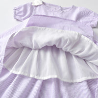 Load image into Gallery viewer, Baby Kid Girls Striped Bow Dresses Wholesale 220412148

