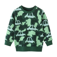 Load image into Gallery viewer, Baby Kid Boys Car Print Hoodies Swearshirts Wholesale 220412164
