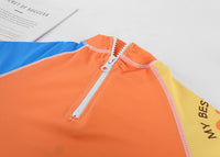 Load image into Gallery viewer, 2 Pieces Set Boys Beach Animals Cartoon Print Tops And Shorts Wholesale 220412190
