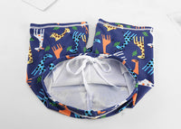 Load image into Gallery viewer, 2 Pieces Set Boys Beach Animals Cartoon Print Tops And Shorts Wholesale 220412190
